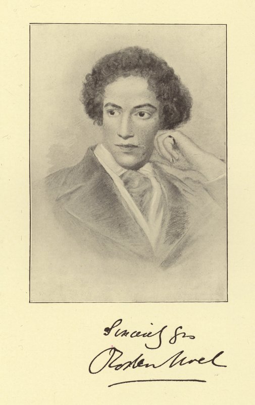 Roden Noel, İngiliz şair by George Richmond