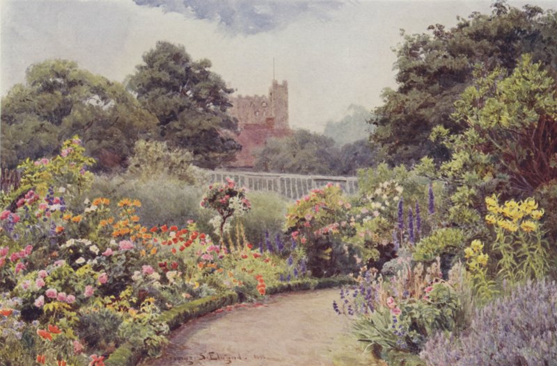 Dekanlık Bahçesi, Rochester by George Samuel Elgood