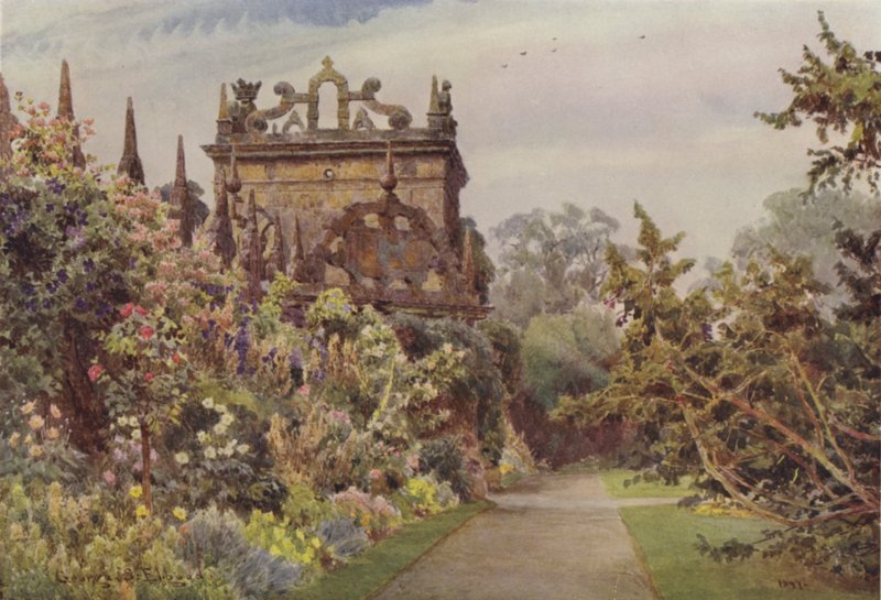 Ön avlu, Hardwick by George Samuel Elgood