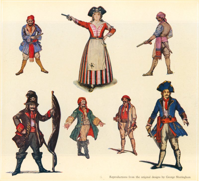 Penzance Korsanları için Tasarımlar by George Sheringham