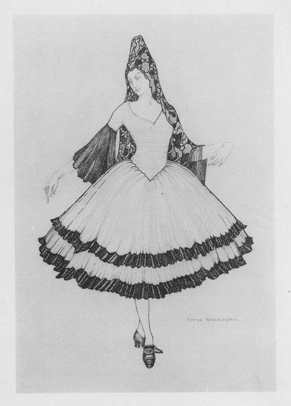 Sheridan'dan The Duenna için illüstrasyon (renkli taş) by George Sheringham