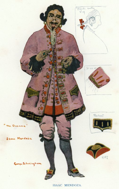 The Duenna by Sheridan: Isaac Mendoza (renkli taş) by George Sheringham