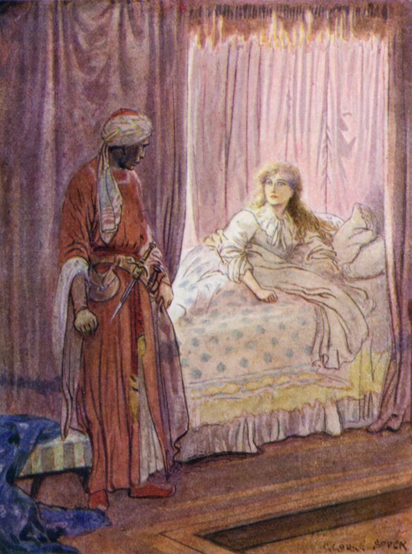 Desdemona uyandı ve Othello