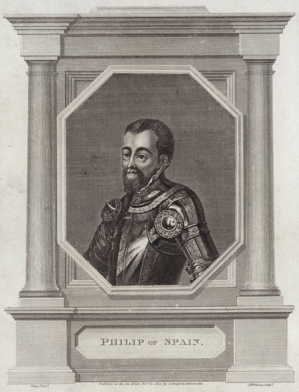 İspanya Kralı II. Philip by George Vertue