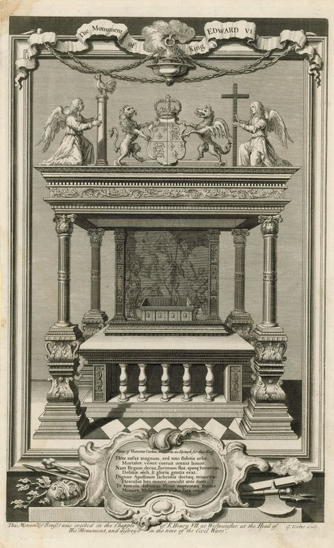 Kral Edward VI Anıtı by George Vertue