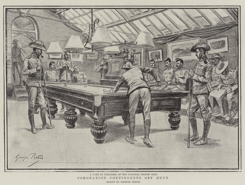 Taç Giyme Birlikleri Görev Dışı by Georges Redon