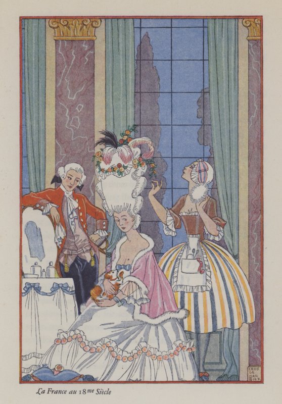 Parfümün Romantizmi: 18. Yüzyılda Fransa (renkli taş) by Georges (after) Barbier