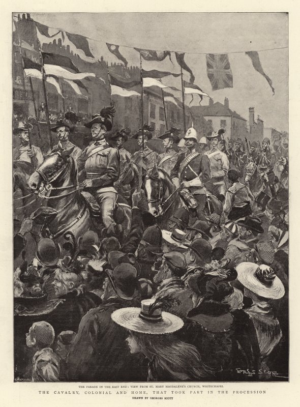 Alayına Katılan Süvari, Sömürge ve Ev, by Georges Bertin Scott