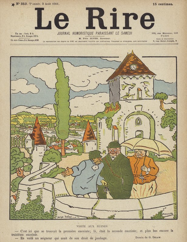 Le Rire için İllüstrasyon by Georges Delaw