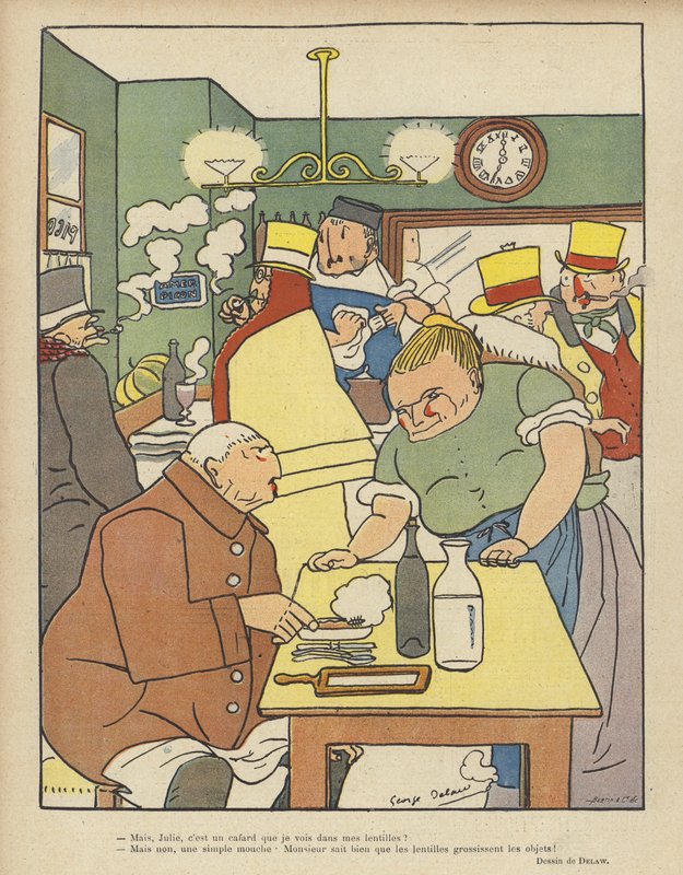 Le Rire için İllüstrasyon by Georges Delaw