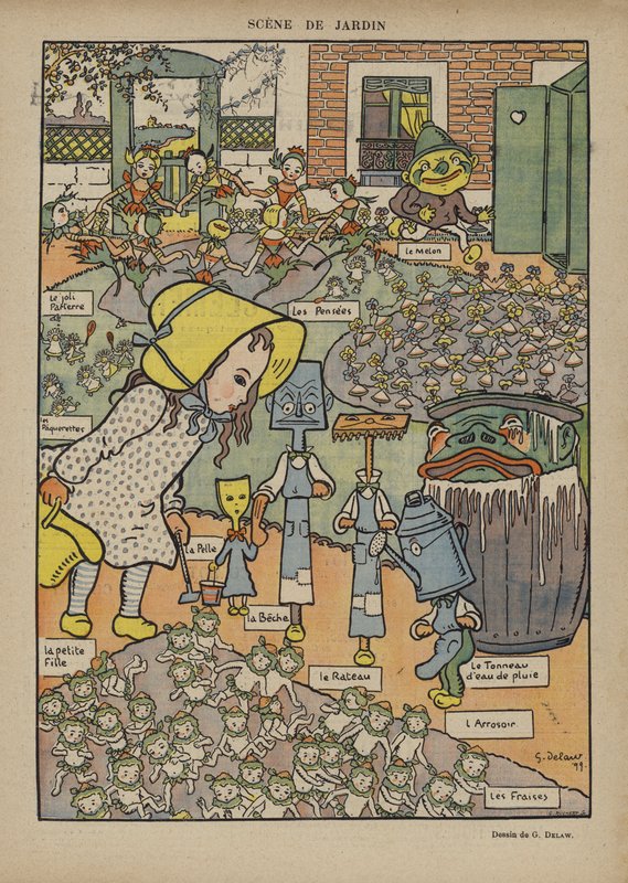 Le Rire için İllüstrasyon by Georges Delaw