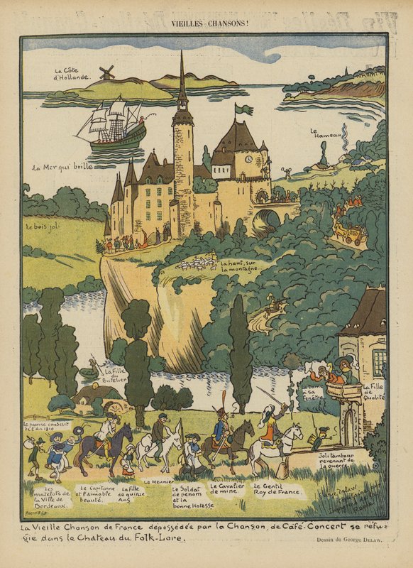 Le Rire için İllüstrasyon by Georges Delaw