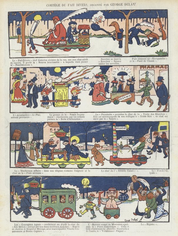 Le Rire için İllüstrasyon by Georges Delaw