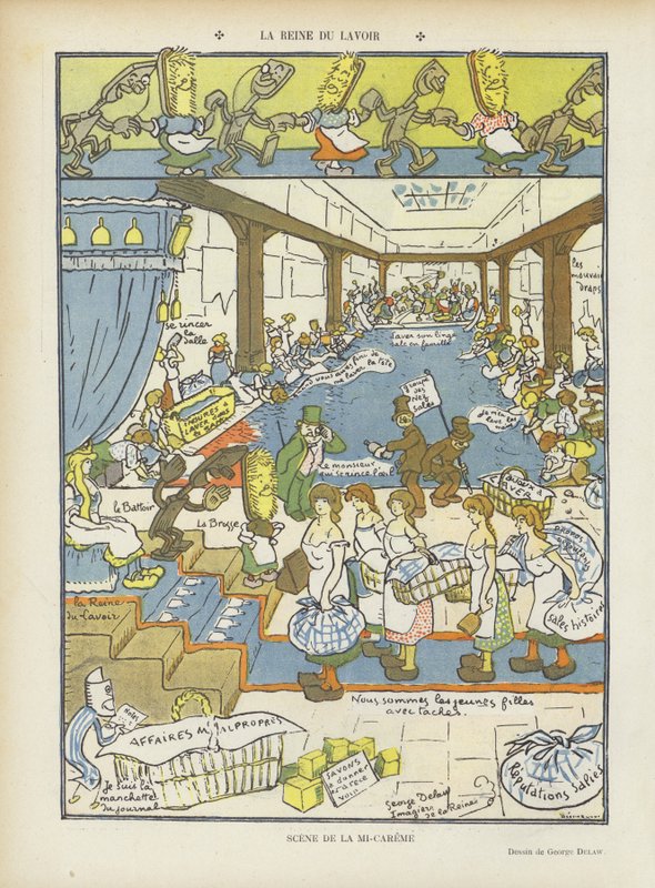 Le Rire için İllüstrasyon by Georges Delaw
