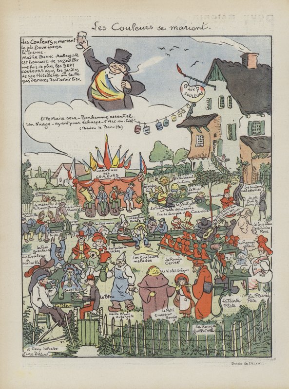 Le Rire için İllüstrasyon by Georges Delaw