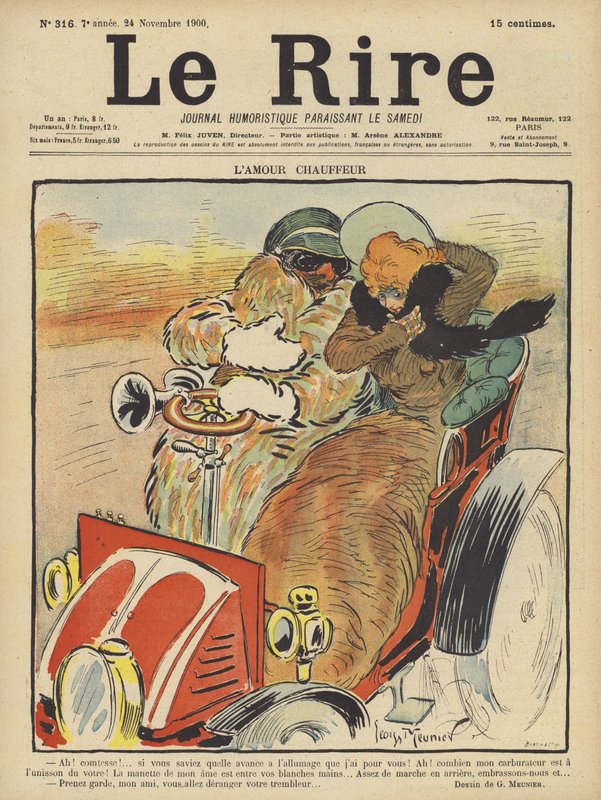 Le Rire için İllüstrasyon by Georges Meunier