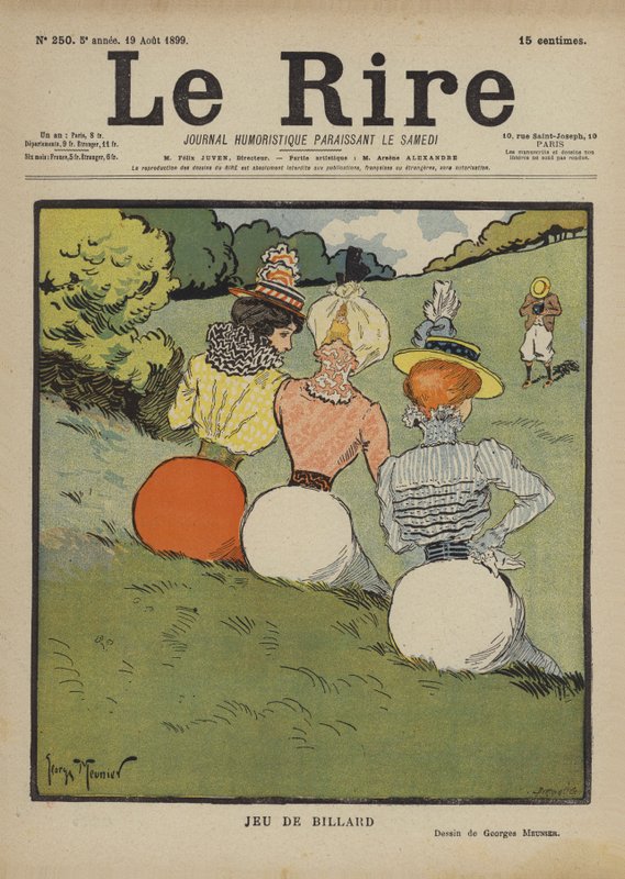 Le Rire için İllüstrasyon by Georges Meunier