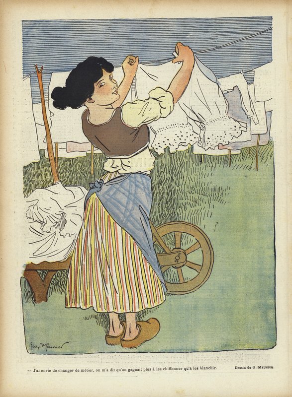 Le Rire için İllüstrasyon by Georges Meunier