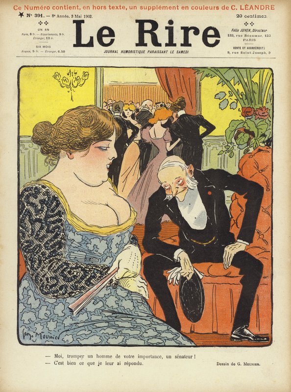 Le Rire için İllüstrasyon by Georges Meunier