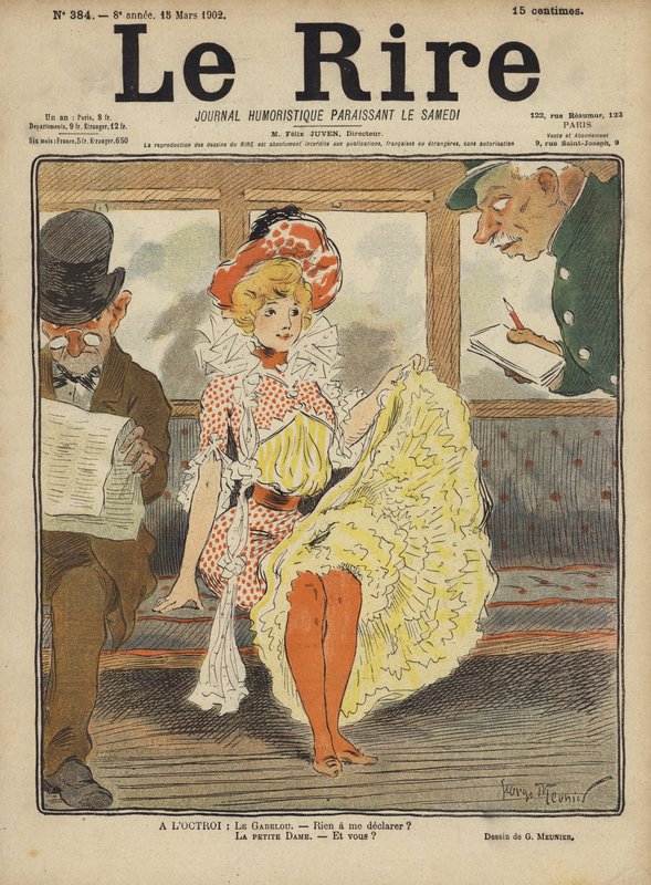Le Rire için İllüstrasyon by Georges Meunier