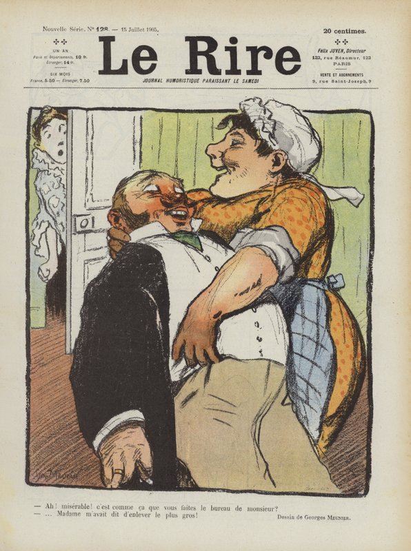 Le Rire için İllüstrasyon by Georges Meunier