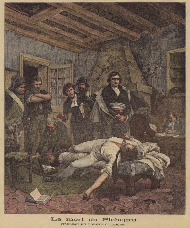 Pichegru'nun Ölümü by Georges Moreau de Tours