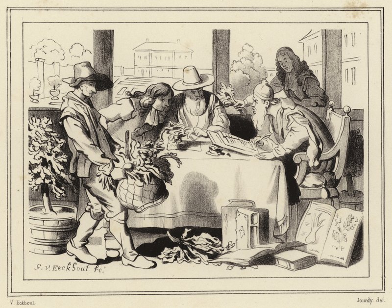 Botanikçiler iş başında by Gerbrand van den Eeckhout