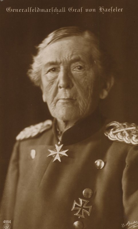 Mareşal Kont von Haeseler (b/w fotoğraf) by German Photographer