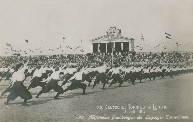 On ikinci Alman jimnastik festivali, Leipzig by German Photographer