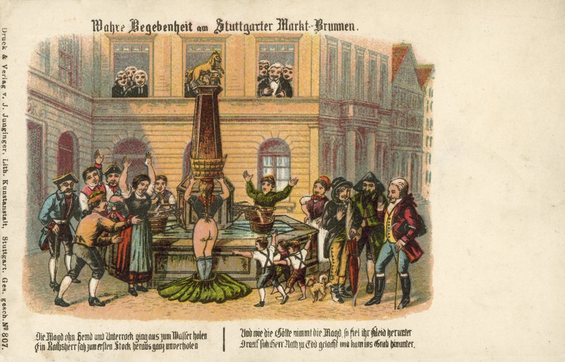 Stuttgart Market Fountain