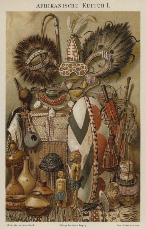 Afrika kültürel eserleri by German School