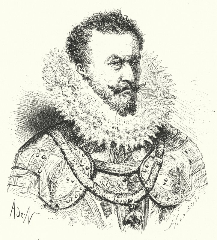 Alexander Farnese, Parma Dükü, İspanyol Hollanda Valisi (gravür) by German School