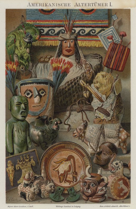 Amerikan antikaları by German School