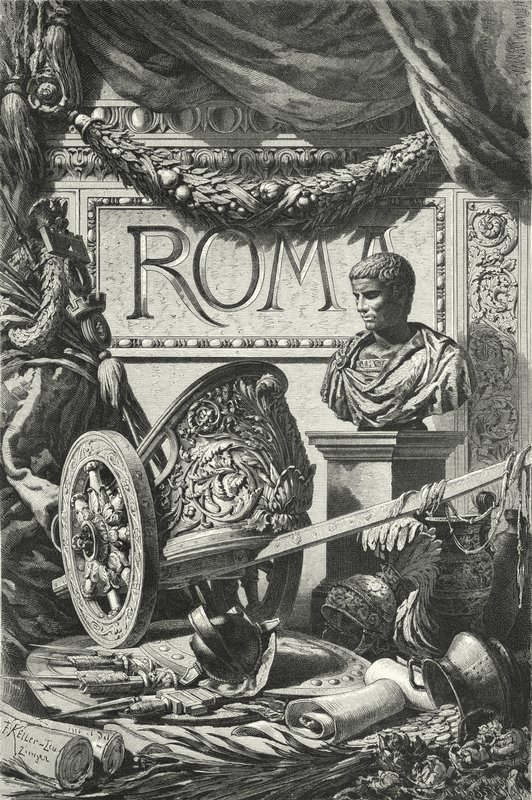 Antik Roma (gravür) by German School