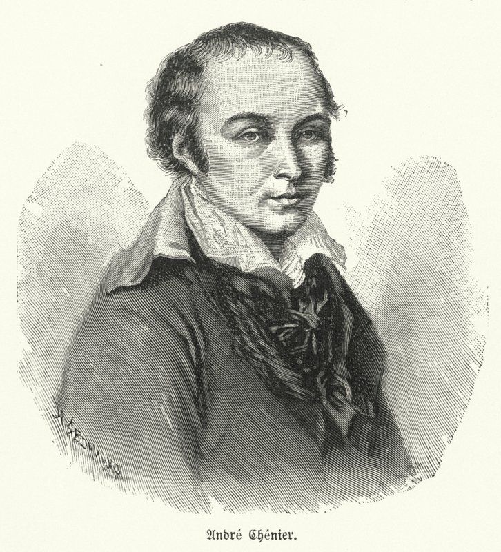 Andre Chenier, Fransız şair (lito) by German School