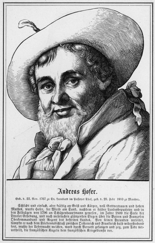 Andreas Hofer (gravür) by German School