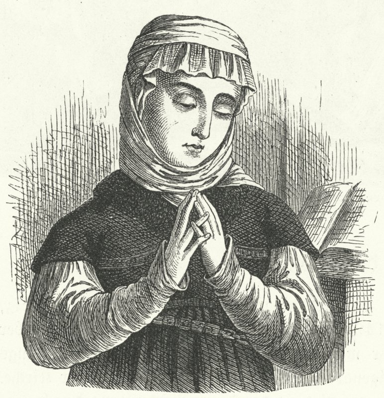 Anna Reinhard, Huldrych Zwingli'nin eşi, İsviçre'deki Reform hareketinin önde gelen isimlerinden (gravür) by German School
