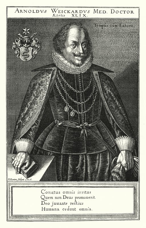 Arnold Weickard, Alman doktor (gravür) by German School