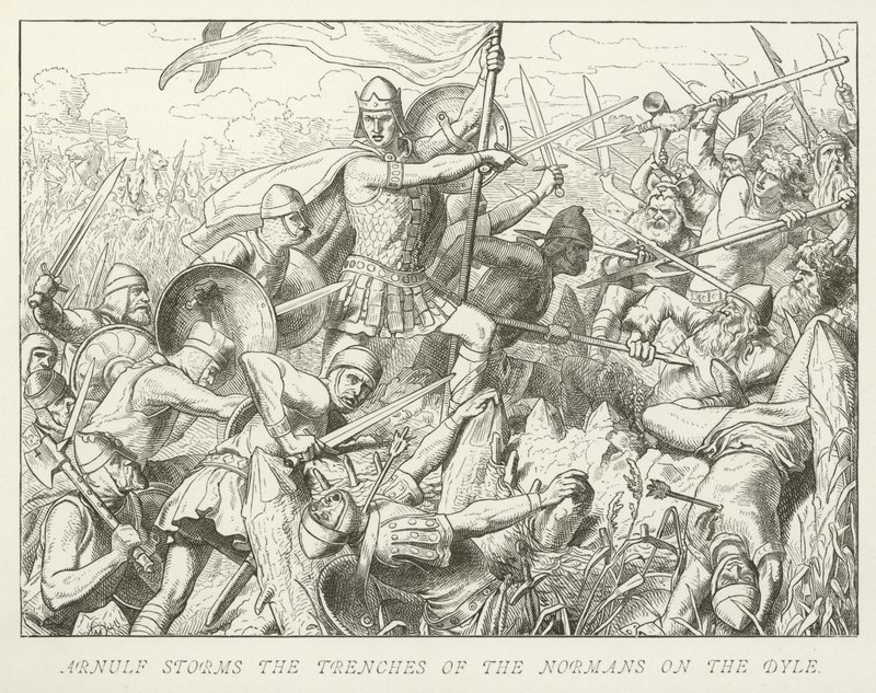 Arnulf, Normanların Dyle