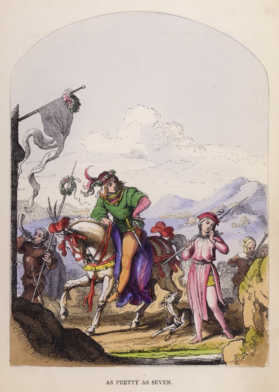 Yedi Kadar Güzel (renkli taş) by German School