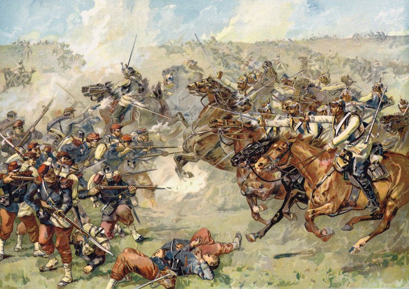 Prusyalı zırhlıların Vionville