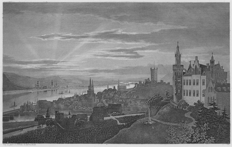 Bingen (gravür) by German School