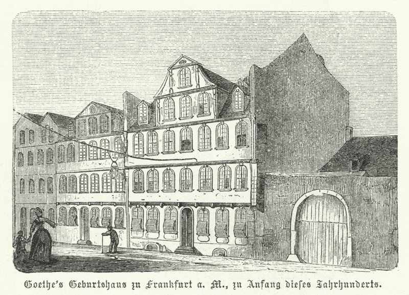 Alman yazar Johann Wolfgang von Goethe