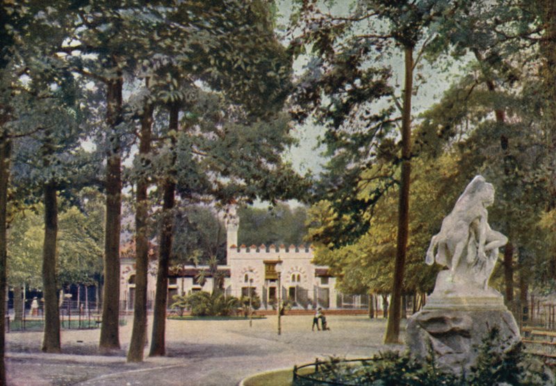 Deve evi, Berlin Hayvanat Bahçesi, Almanya (renkli taş) by German School