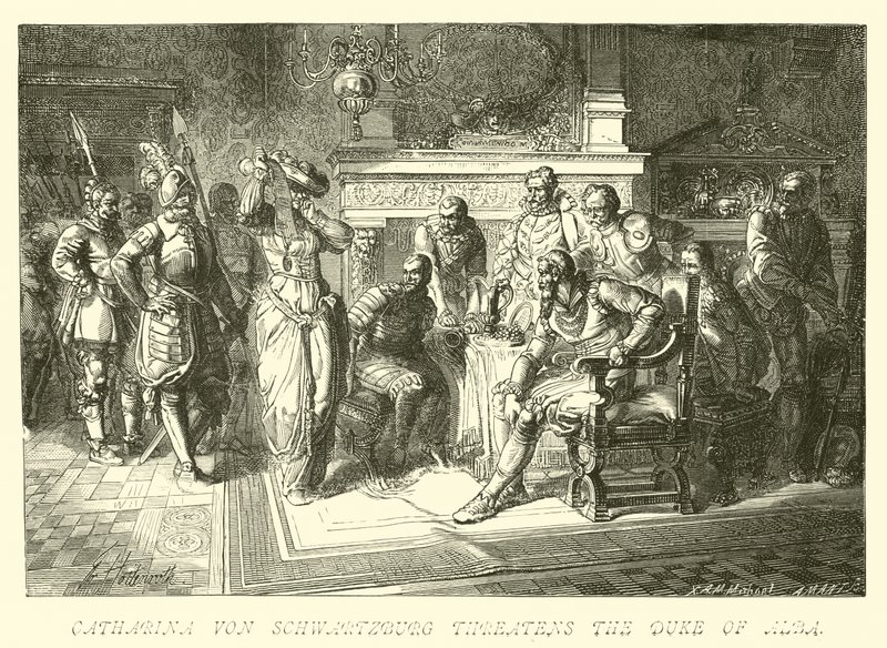 Catharina von Schwartzburg, Alba Dükü