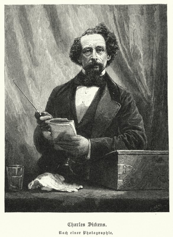 Charles Dickens, İngiliz romancı by German School