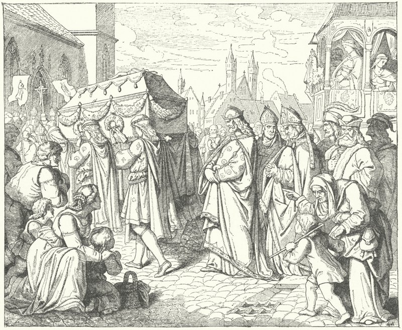 Bohemya Kralı IV. Charles, Almanya Kralı Gunther von Schwarzburg