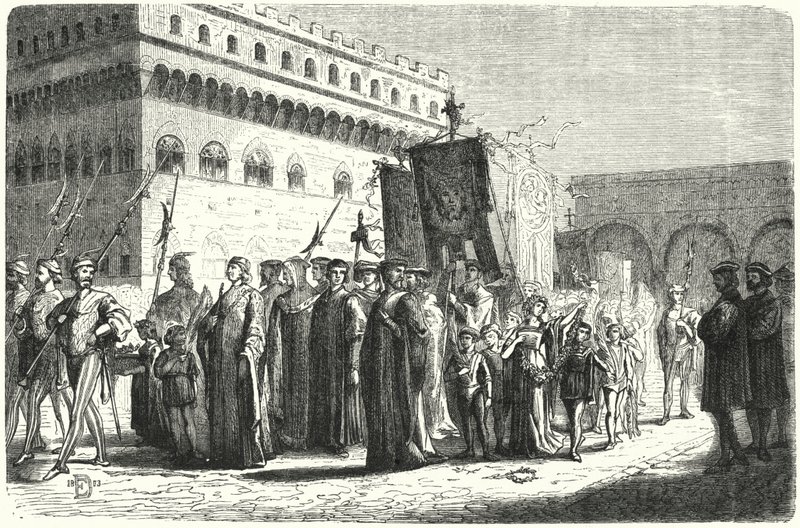 Girolamo Savonarola yönetimi altında Floransa
