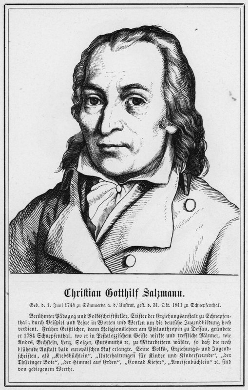 Christian Gotthilf Salzmann (gravür) by German School