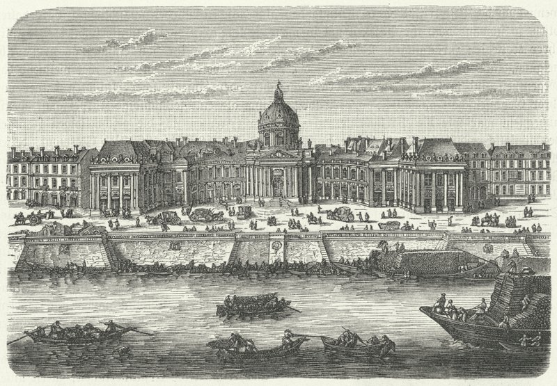 Dört Ulus Koleji, Paris (gravür) by German School